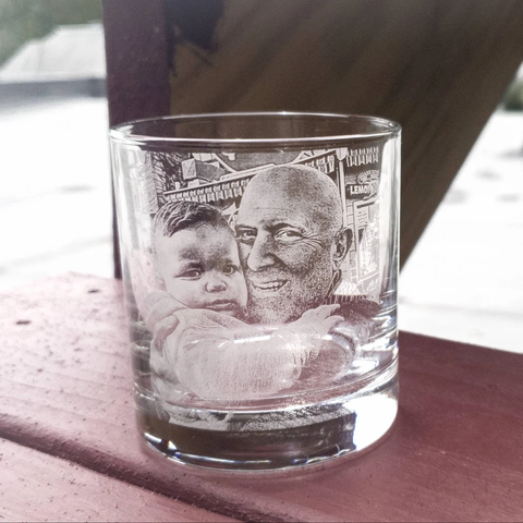 Father's Day Custom Bar Glass