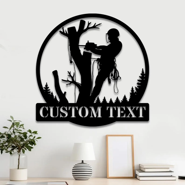 Personalized Arborist Metal Sign