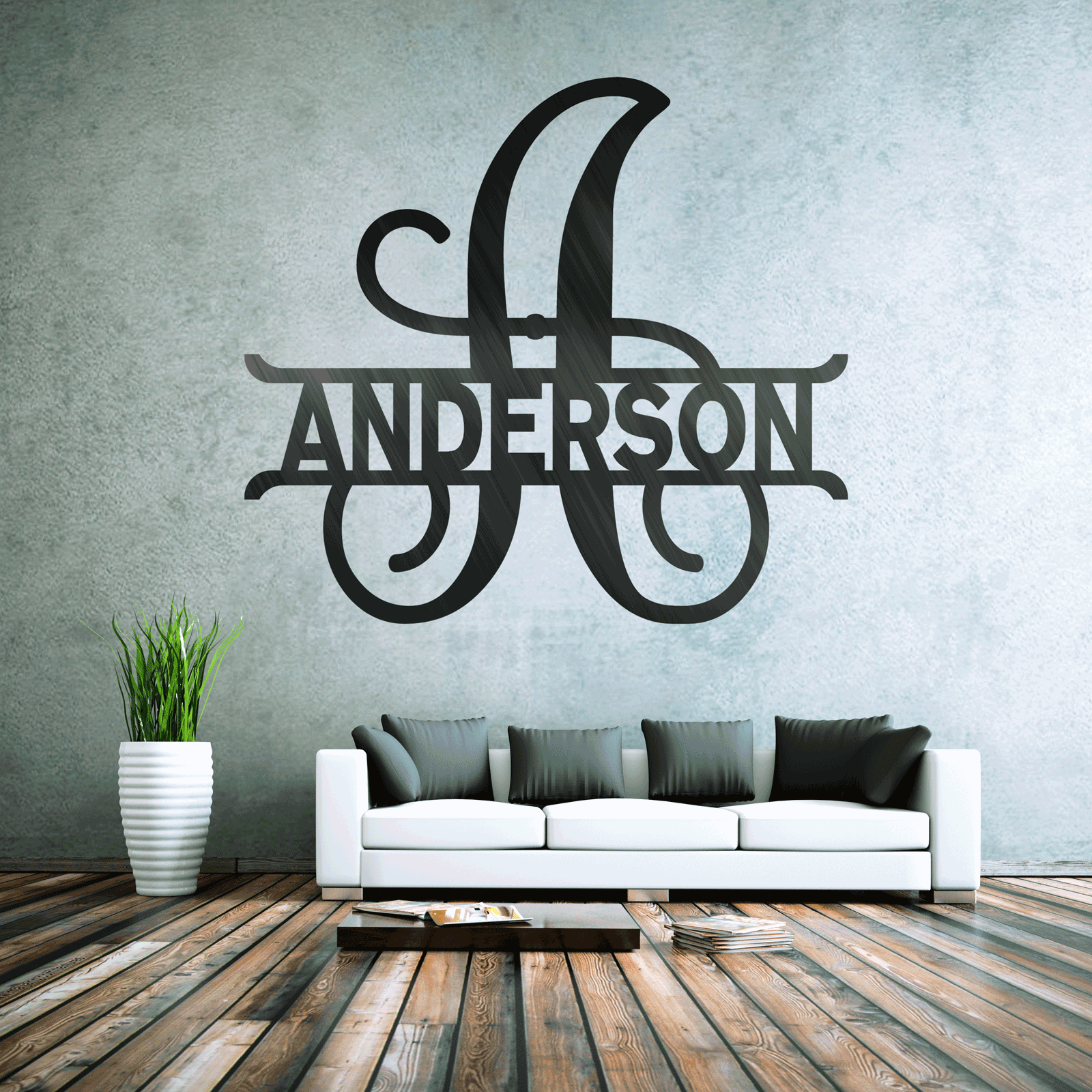 Script Letter Monogram