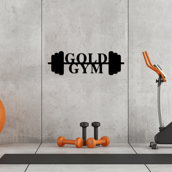 Metal Gym Sign