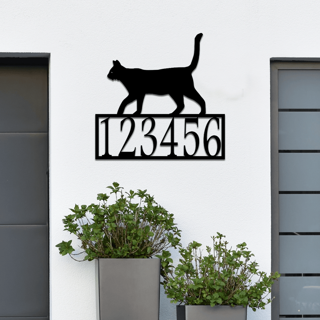 Cat Address Sign