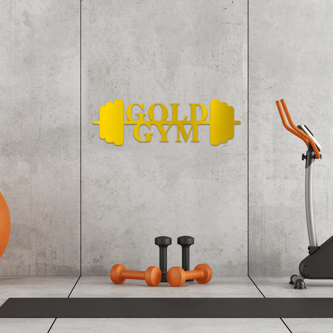 Metal Gym Sign