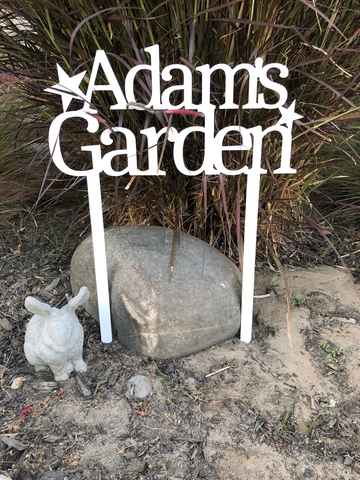 Custom Garden Metal Sign