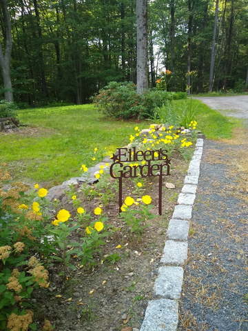 Custom Garden Metal Sign