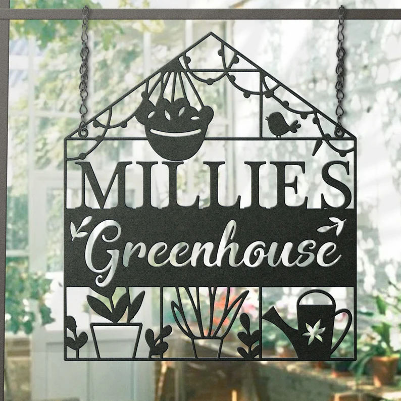 Personalized Greenhouse Monogram