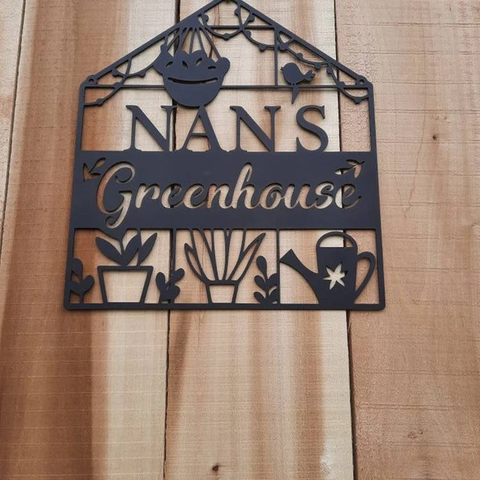 Personalized Greenhouse Monogram