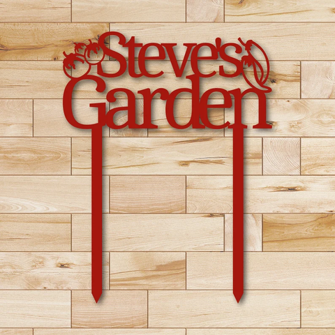 Custom Garden Metal Sign