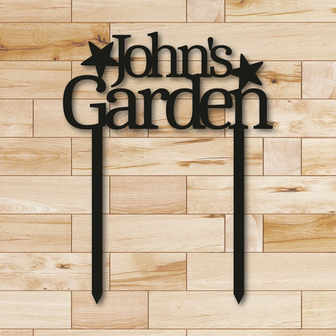 Custom Garden Metal Sign