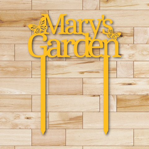 Custom Garden Metal Sign