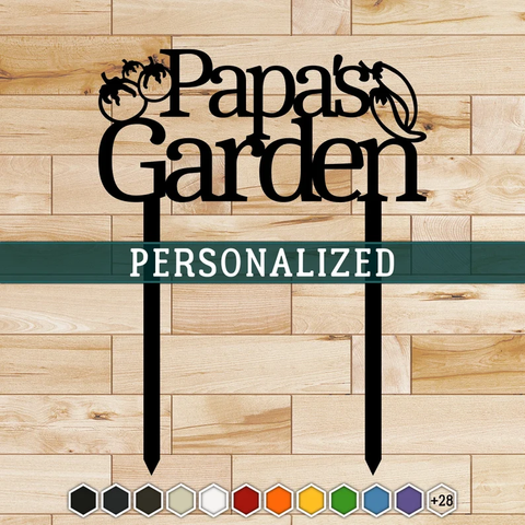 Custom Garden Metal Sign