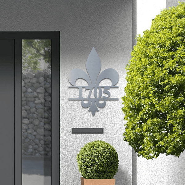 Fleur De Lis Simple Address