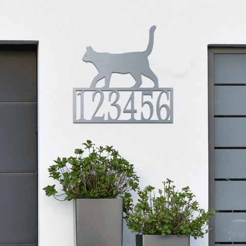 Cat Address Sign